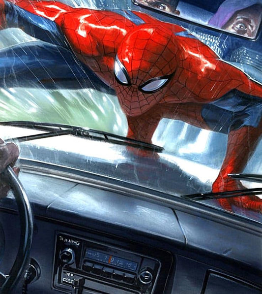 Spider Man Action Adventure Car Rescue Print Poster