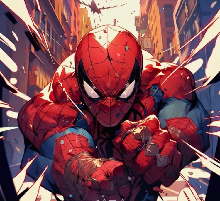 Spider Man Action Cityscape (2) Jigsaw Puzzle
