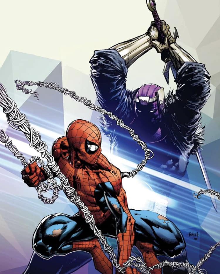 Spider Man Action Comic Print Poster
