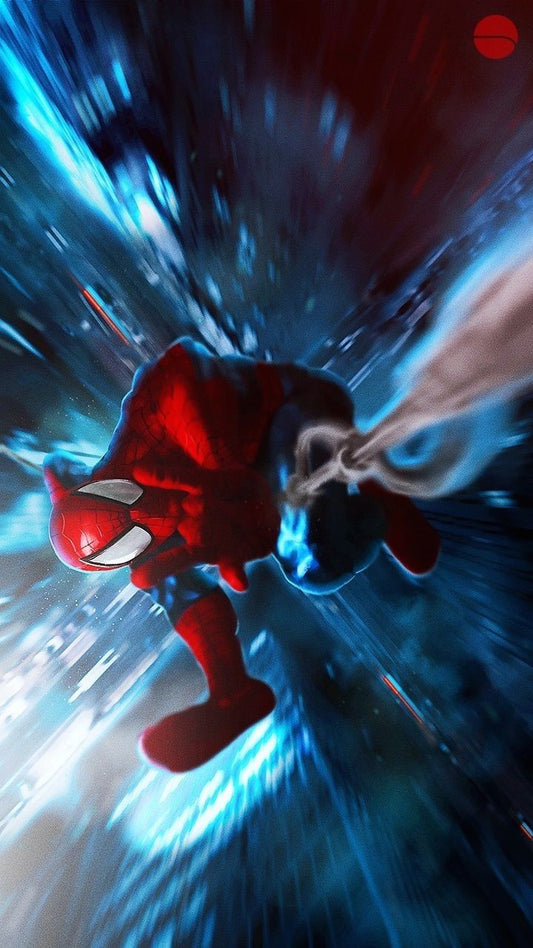 Spider Man Action Move Print Poster