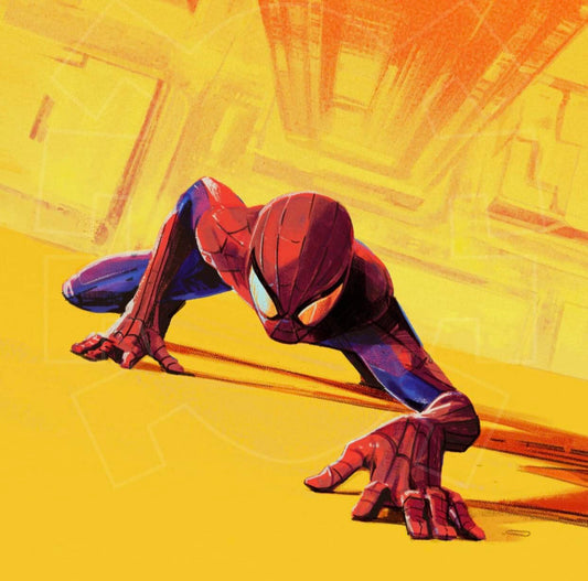 Spider Man Action Pose Artwork Print Poster