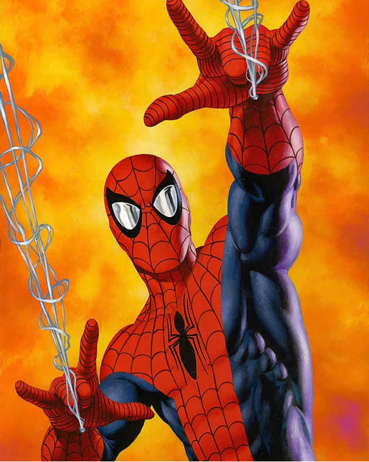 Spider Man Action Pose (2) Print Poster