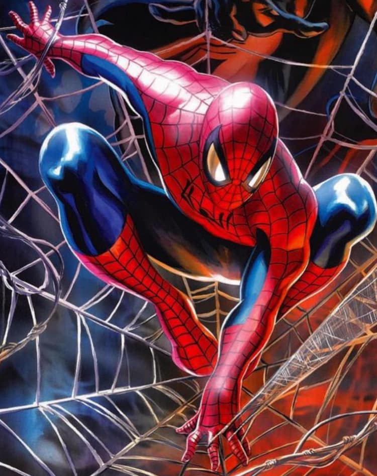 Spider Man Action Pose (7) Print Poster