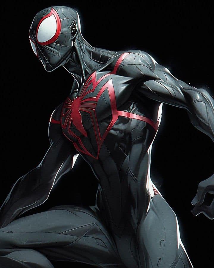 Spider Man Animation Print Poster