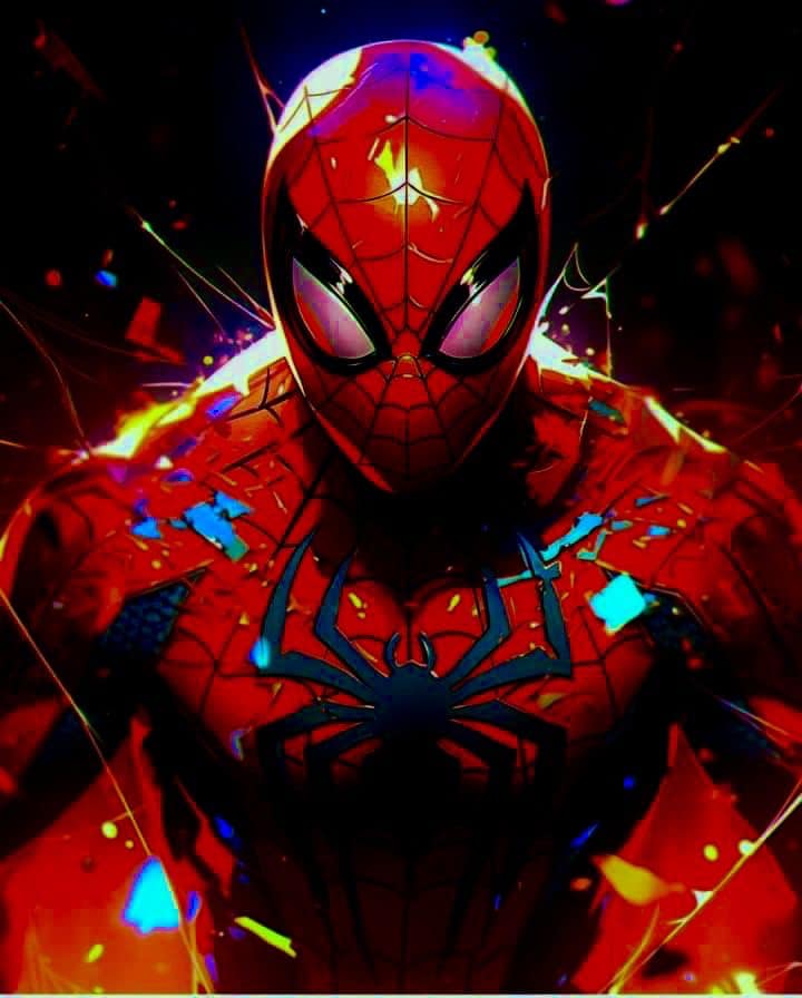Spider Man Artistic Portrait Print Poster