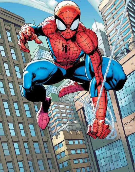 Spider Man Cityscape Action (8) Print Poster