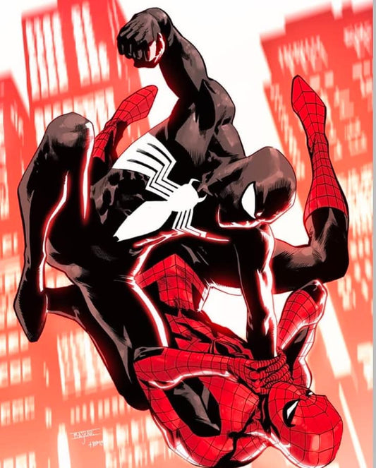 Spider Man Fight Scene Print Poster