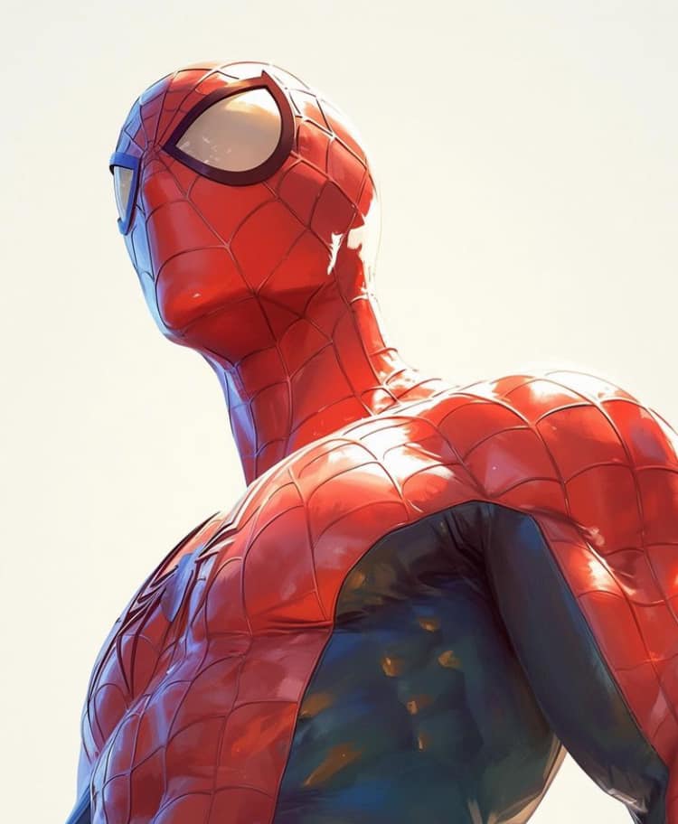 Spider Man Figurine Closeup Print Poster