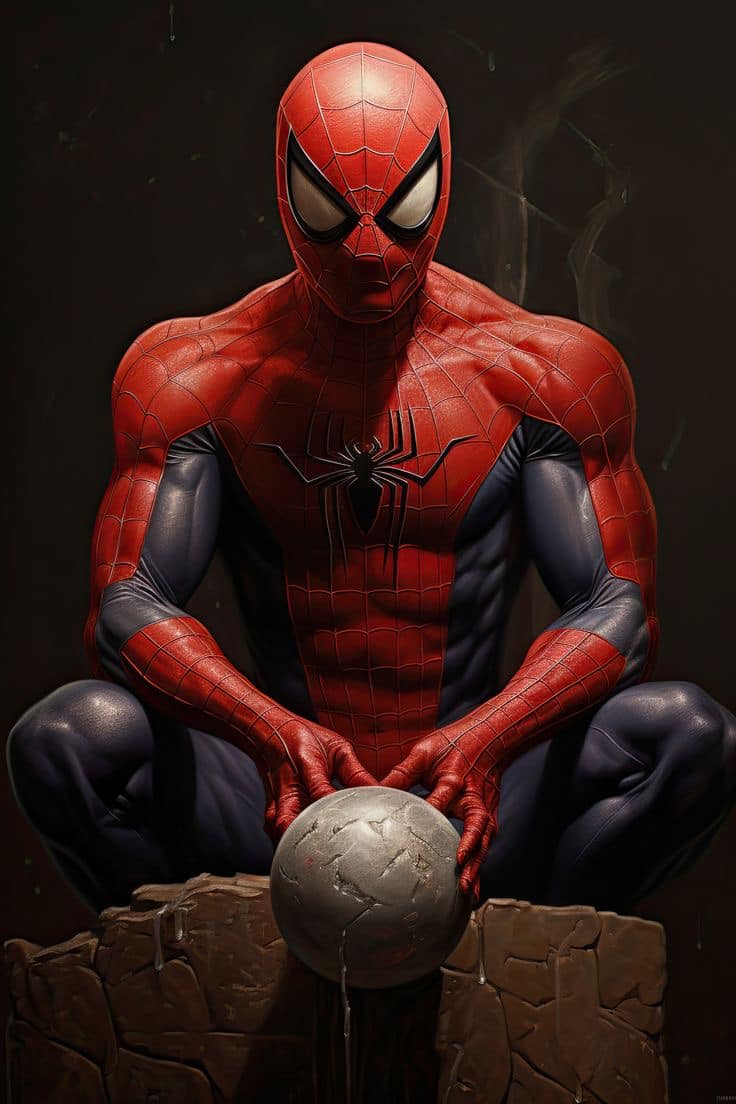 Spider Man Hero Pose (2) Jigsaw Puzzle
