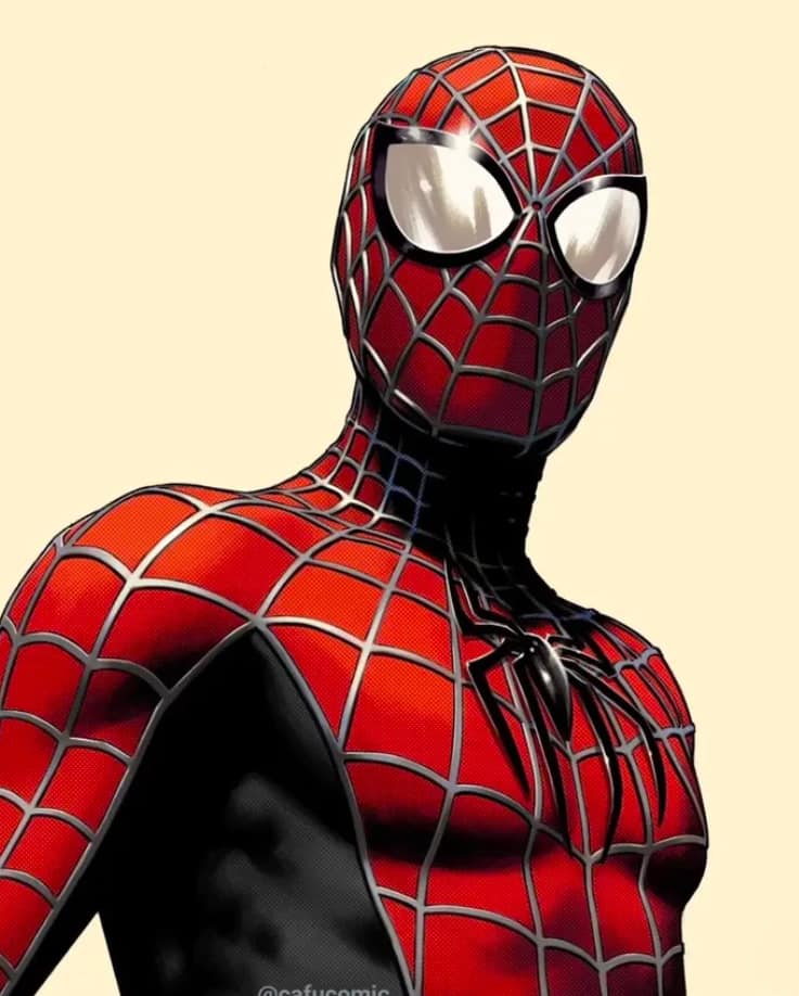 Spider Man Illustration Print Poster