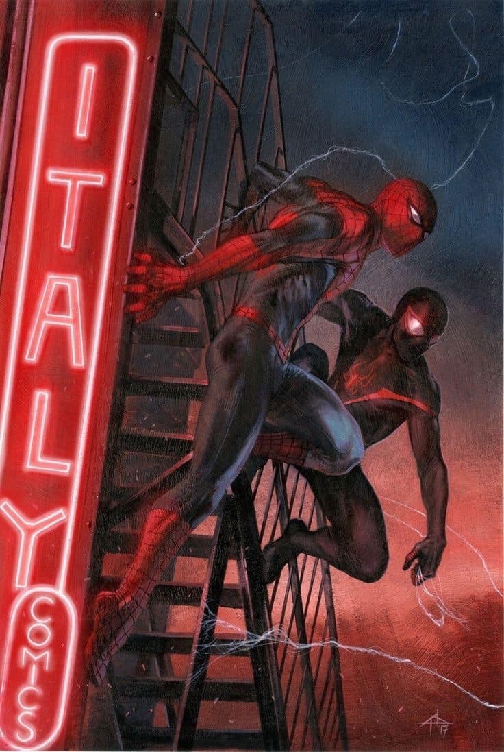 Spider Man Italy Comics Action Print Poster