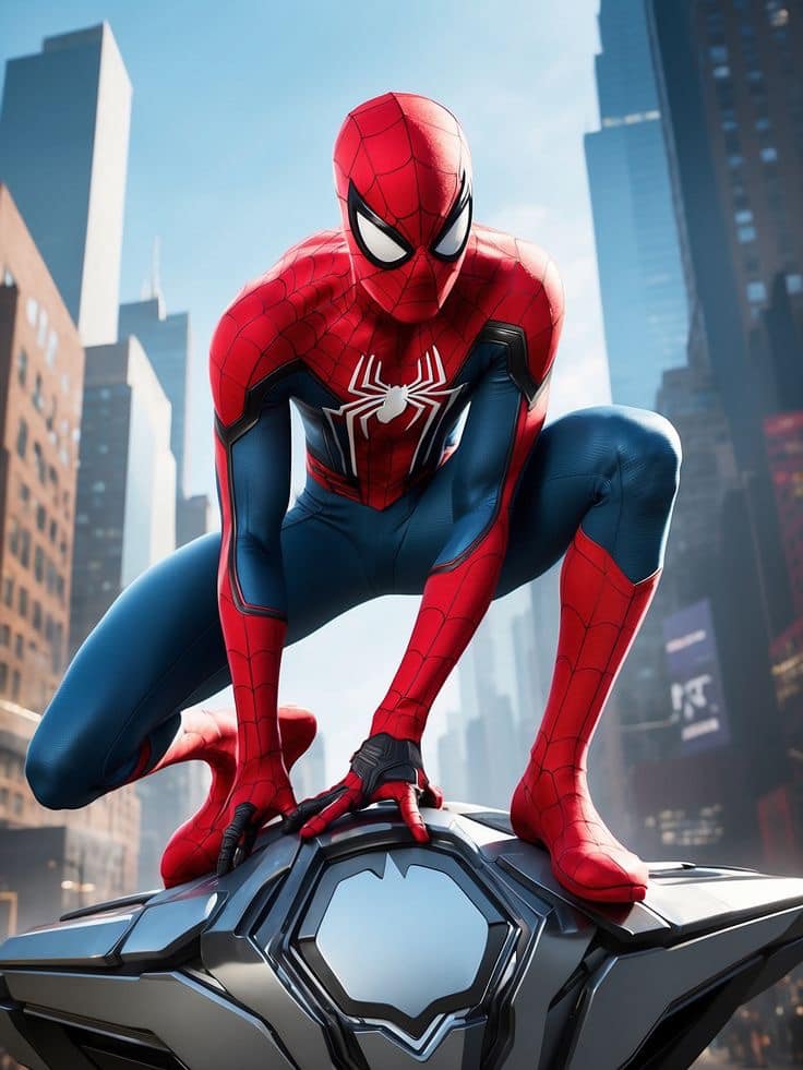 Spider Man Metropolitan Action Print Poster