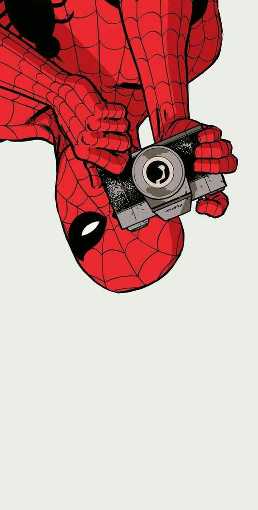 Spider Man Photographer Print Poster