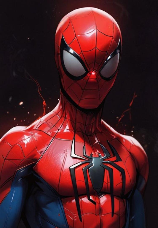 Spider Man Portrait Print Poster