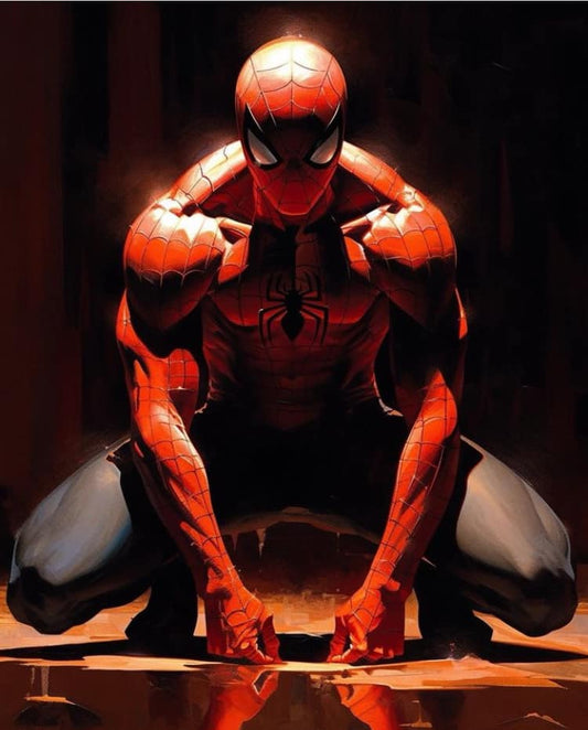 Spider Man Pose Artwork Print Poster