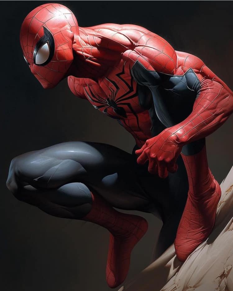 Spider Man Pose Sculpture Jigsaw Puzzle