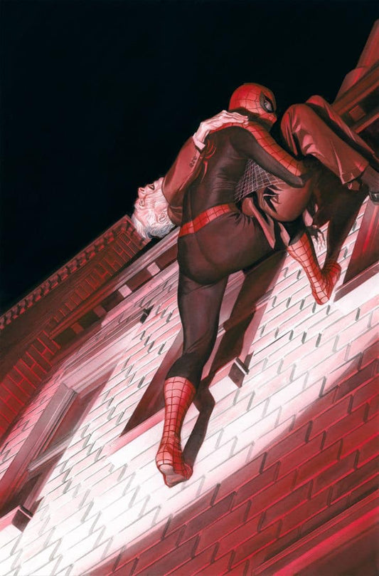 Spider Man Rescue Wall Climb Print Poster