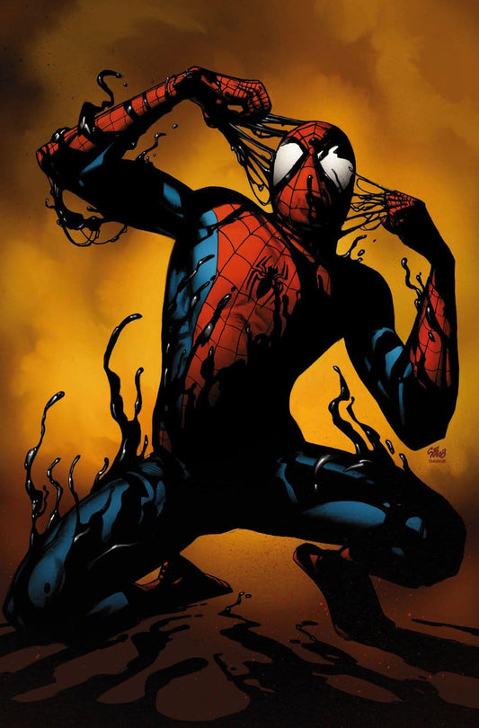Spider Man Symbiote Transformation Print Poster