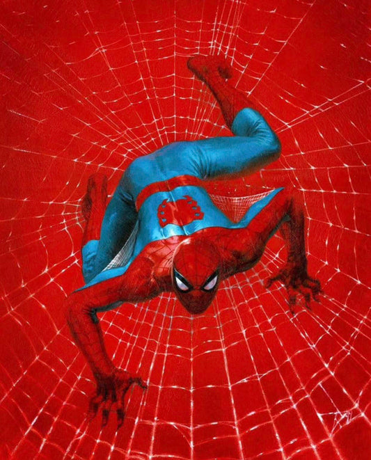 Spider Man Web Swinging Print Poster