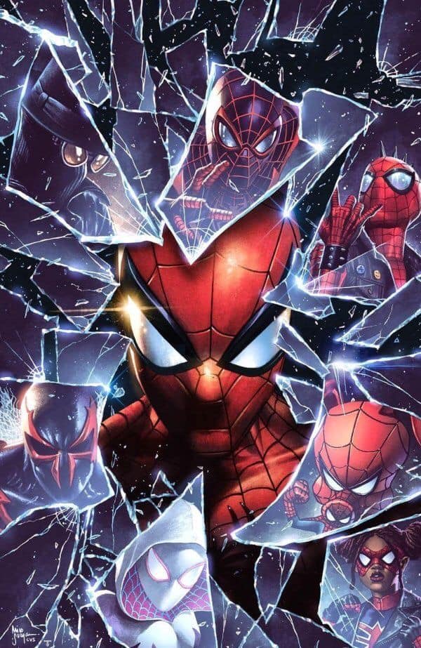 Spider Verse Collage Print Poster