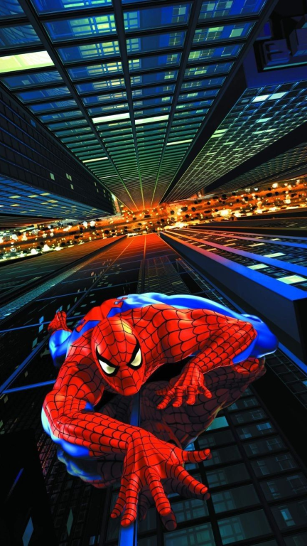 Spider Climbing Cityscape 4571 Jigsaw Puzzle