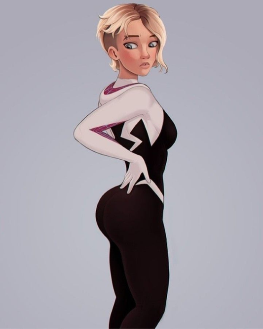 Spider Gwen 3481 Print Poster