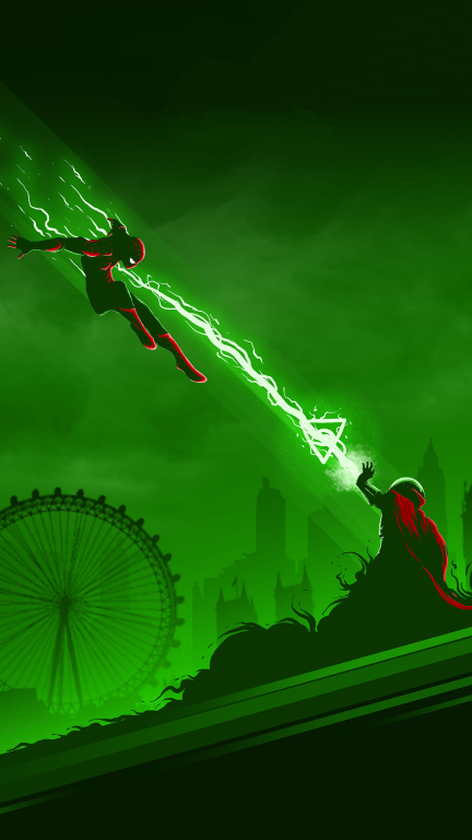 Spider London Epic Battle 3021 Print Poster