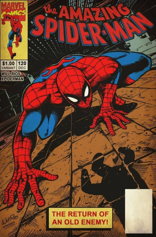 Spider Man Amazing Cover 120 Print Poster