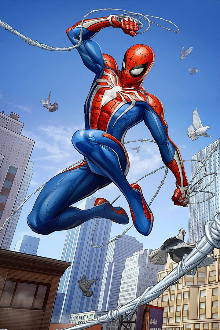 Spider Man Comic Superhero Adventure Danger Jigsaw Puzzle