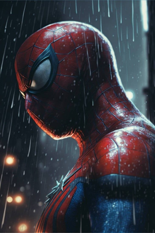 Spider Man Rainy Night 891 Jigsaw Puzzle