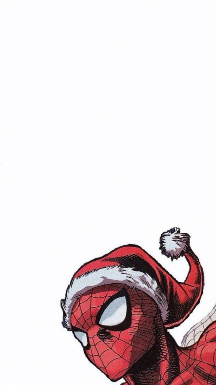 Spider Man Santa Hat 9123 Print Poster