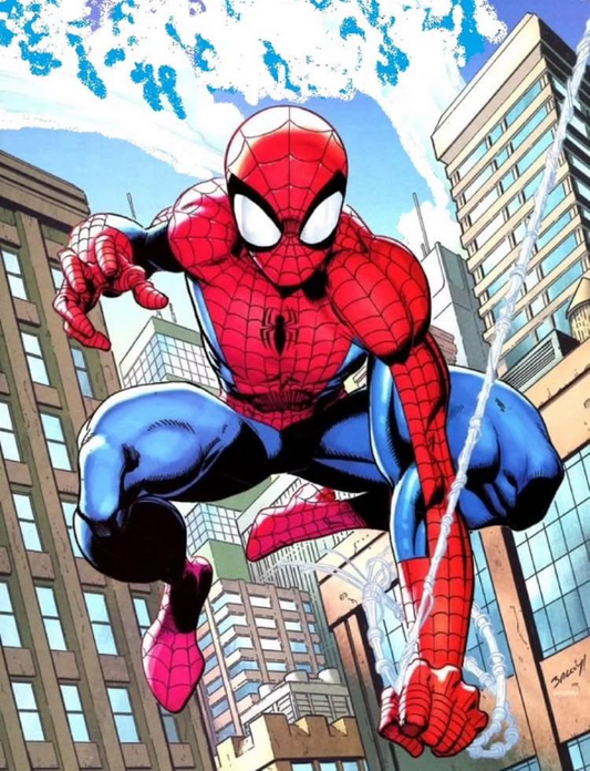 Spider Man Swinging 2518 Print Poster