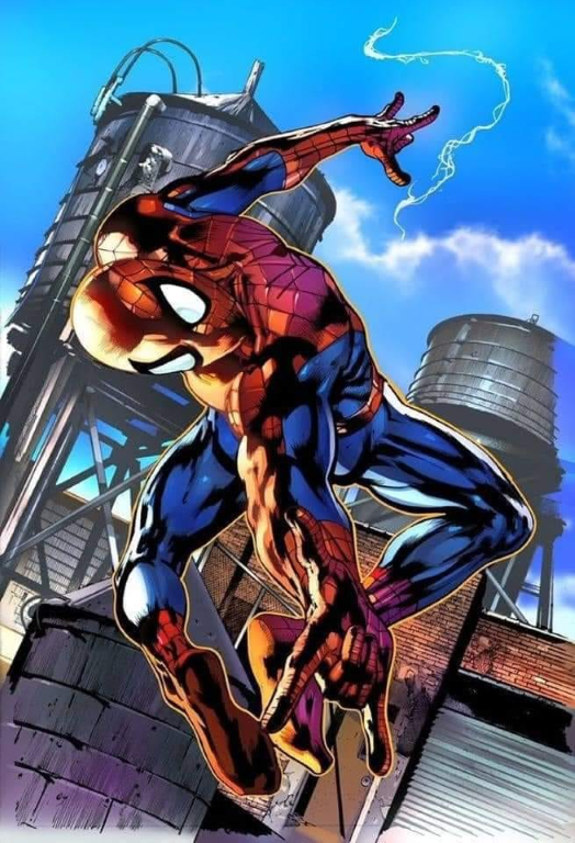 Spider Man Swinging Jigsaw Puzzle