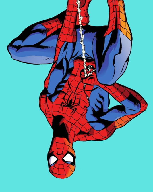 Spider Man Upside Down 1 Print Poster