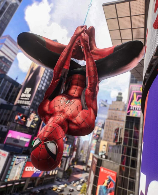 Spider Man Upside Down 4251 Print Poster