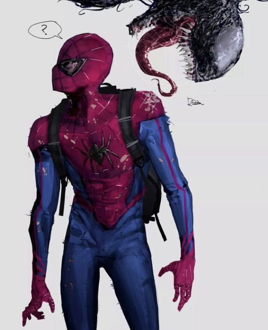 Spider Man Venom Design 102 Print Poster