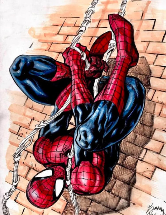 Spiderman Action Artwork (2) Print Poster