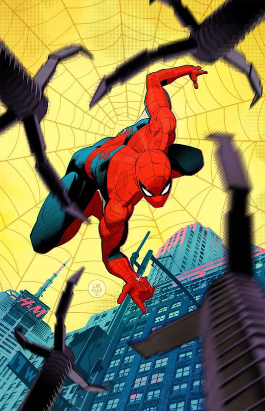 Spiderman Action Pose Comic Print Poster
