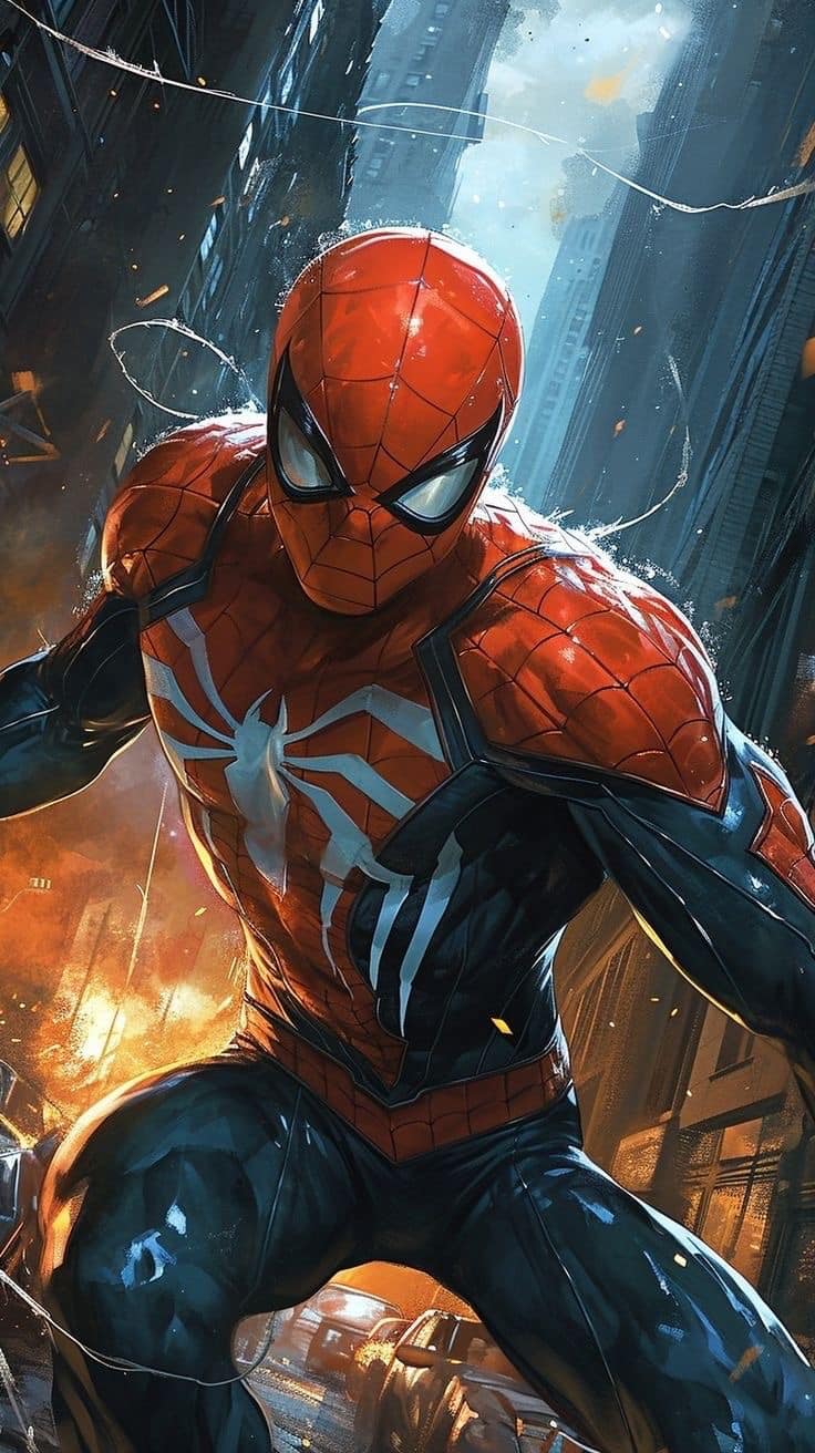 Spiderman Action Scene (2) Jigsaw Puzzle