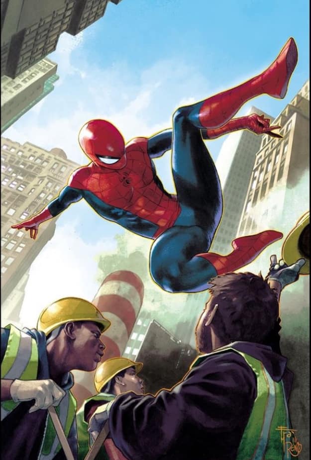 Spiderman City Construction Workers Jigsaw Puzzle