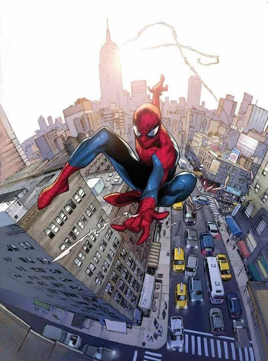 Spiderman Cityscape Action (3) Print Poster