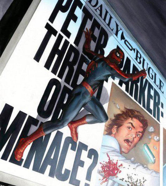 Spiderman Daily Bugle Headline Print Poster