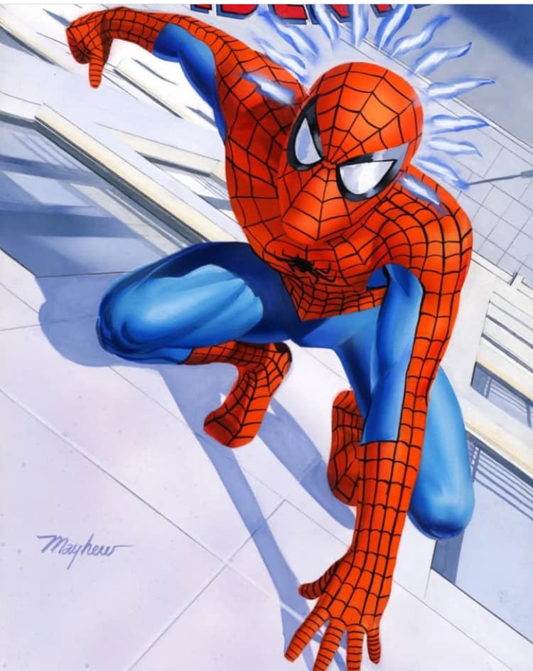 Spiderman Dynamic Pose Artwork Jigsaw Puzzle