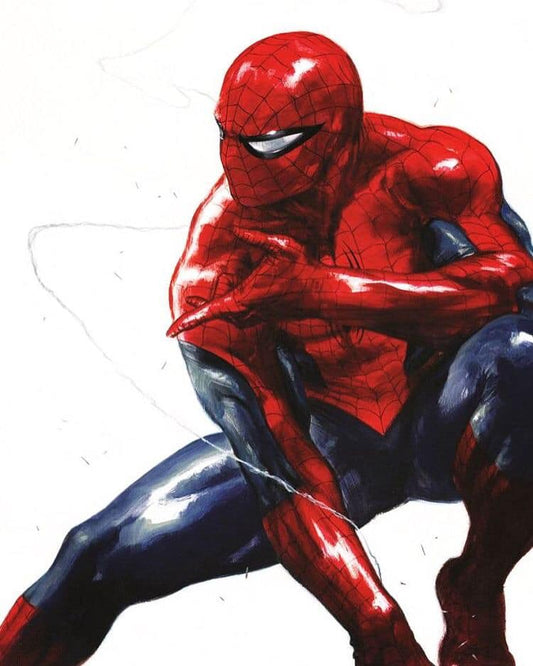 Spiderman Illustration Print Poster