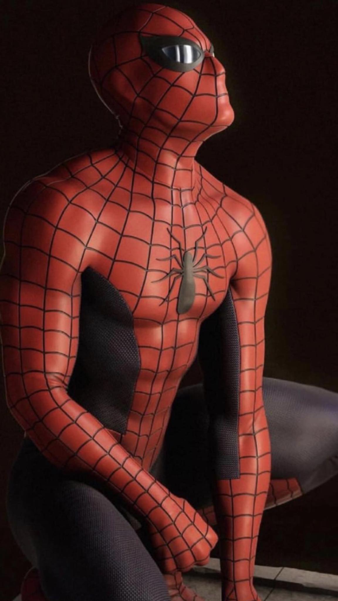 Spiderman Kneeling Pose Jigsaw Puzzle
