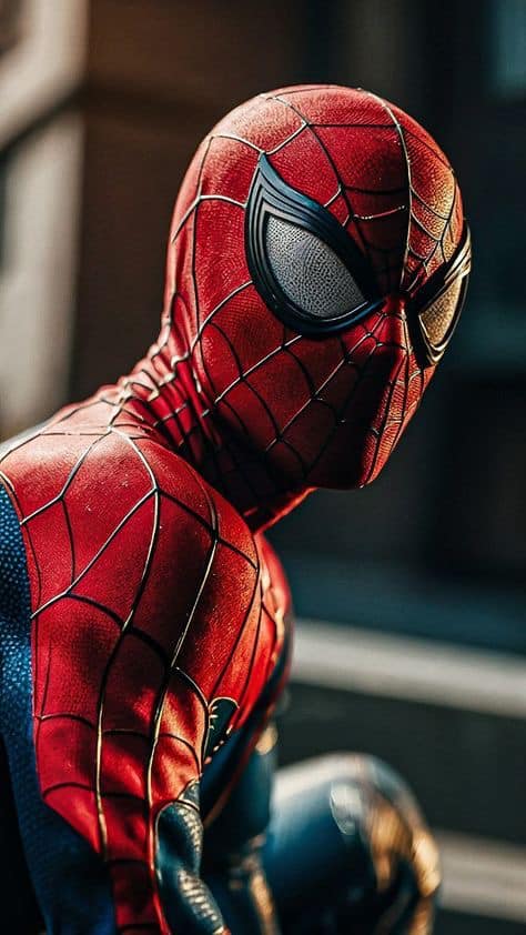 Spiderman Portrait Print Poster