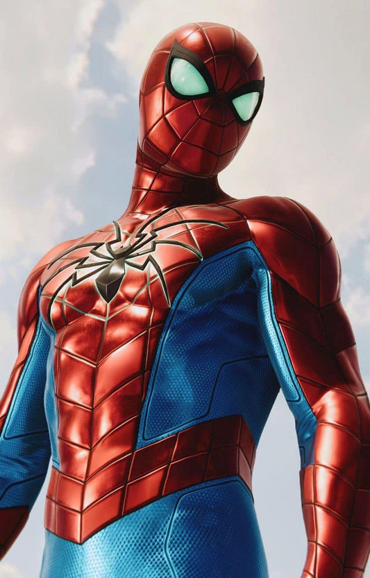 Spiderman Portrait Action Print Poster