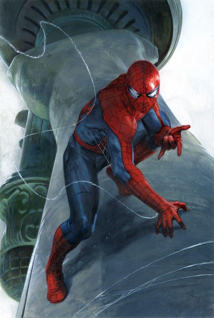 Spiderman Statue Of Liberty Action Scene Jigsaw Puzzle