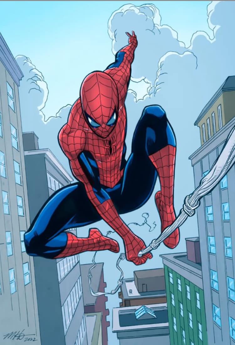 Spiderman Swinging Cityscape 2022 Jigsaw Puzzle