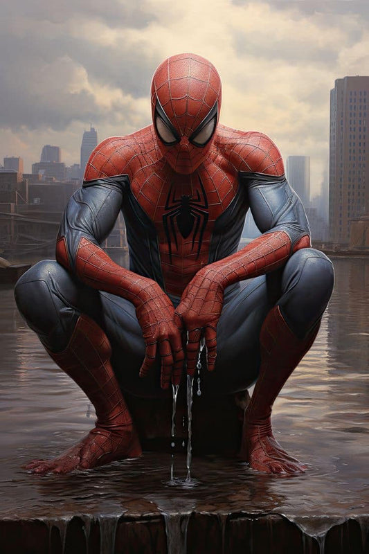 Spiderman Urban Hero Print Poster